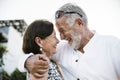 Mature couple vacationing at a resort Royalty Free Stock Photo