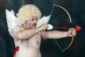 Mature Cupid Royalty Free Stock Photo