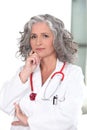 Mature female doctor Royalty Free Stock Photo