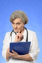 Mature female doctor Royalty Free Stock Photo