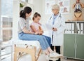 Nothing will get me down. a mature female doctor talking to a patient at a hospital. Royalty Free Stock Photo