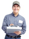 Mature handsome worker. Royalty Free Stock Photo