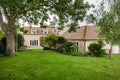 Mature landscaped house garden