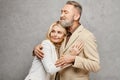 A mature loving couple in debonair Royalty Free Stock Photo