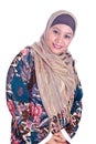 Mature Malay Muslim woman in scarf