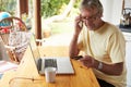 Mature Man Making On Line Purchase Using Credit Card