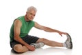Mature Man streaching Royalty Free Stock Photo