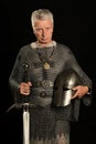 Mature Medieval knight