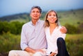 Mature middle age couple in love Royalty Free Stock Photo