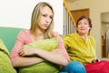 Mature mother asks for forgiveness from daughter after quarrel