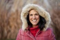 Mature Spanish Woman Smiling At The Camera Royalty Free Stock Photo