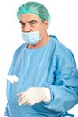 Mature surgeon holsing forceps