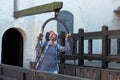 Tourist in Gradara castle