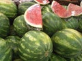 Mature watermelons