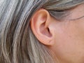 Mature Womans Ear