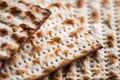 Matzah background Royalty Free Stock Photo