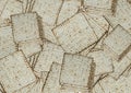 Matzah background pattern Royalty Free Stock Photo