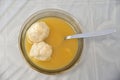 Matzah balls soup served on Passover Jewish Holiday Royalty Free Stock Photo