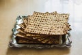 Matzah Group, placed in a special silver tray