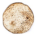 Matzah. Jewish traditional Passover bread. Pesach celebration symbol