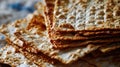 Matzah Texture for Passover Background