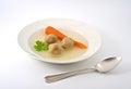 Matzo ball soup Royalty Free Stock Photo