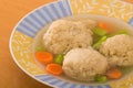 Matzo Ball Soup Macro Royalty Free Stock Photo