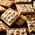 matzo bread freshly baked bread, food staple for meals