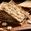 matzo bread freshly baked bread, food staple for meals