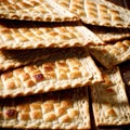 matzo bread freshly baked bread, food staple for meals