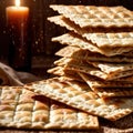 matzo bread freshly baked bread, food staple for meals