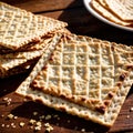 matzo bread freshly baked bread, food staple for meals