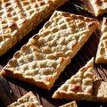 matzo bread freshly baked bread, food staple for meals