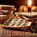 matzo bread freshly baked bread, food staple for meals