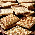 matzo bread freshly baked bread, food staple for meals