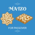 Matzo bread, a symbolic food holiday of Passover