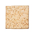 Matzo for passover holiday isolated on white background Royalty Free Stock Photo