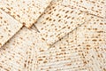 Matzo  Texture, background . Top view, flat lay Royalty Free Stock Photo