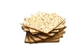 Matzoh (jewish passover bread) Royalty Free Stock Photo