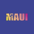 Maui cool surfer,t-shirt design fashion vector illustration