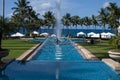 MAUI, HI - DECEMBER 15: The Grand Wailea, a Waldorf Astoria hotel, is one of several resorts in the exclusive Wailea Royalty Free Stock Photo