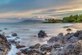 Maui's Secret Beach At Sunrise Royalty Free Stock Photo