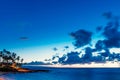 Maui - Magic Hour At Napili Bay Royalty Free Stock Photo