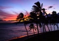 Maui Sunset Royalty Free Stock Photo