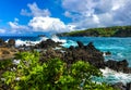 Maui Waves Shoreline Hana Pailoa Bay