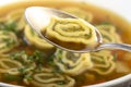 Maultasche soup Royalty Free Stock Photo