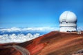 Mauna Kea Observatories Hawaii Royalty Free Stock Photo