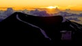 Mauna Kea Observatories at Sunset