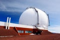 Mauna Kea Observatories on top of Mauna Kea mountain peak, Hawaii, USA Royalty Free Stock Photo