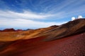 Mauna Kea Observatories on top of Mauna Kea mountain peak, Hawaii, USA Royalty Free Stock Photo